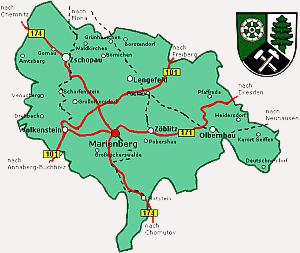 Karte des Landkreises (zum Vergrößern klicken)