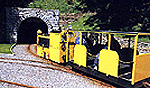 Grubenbahn in den Markus-Röhling-Stollen